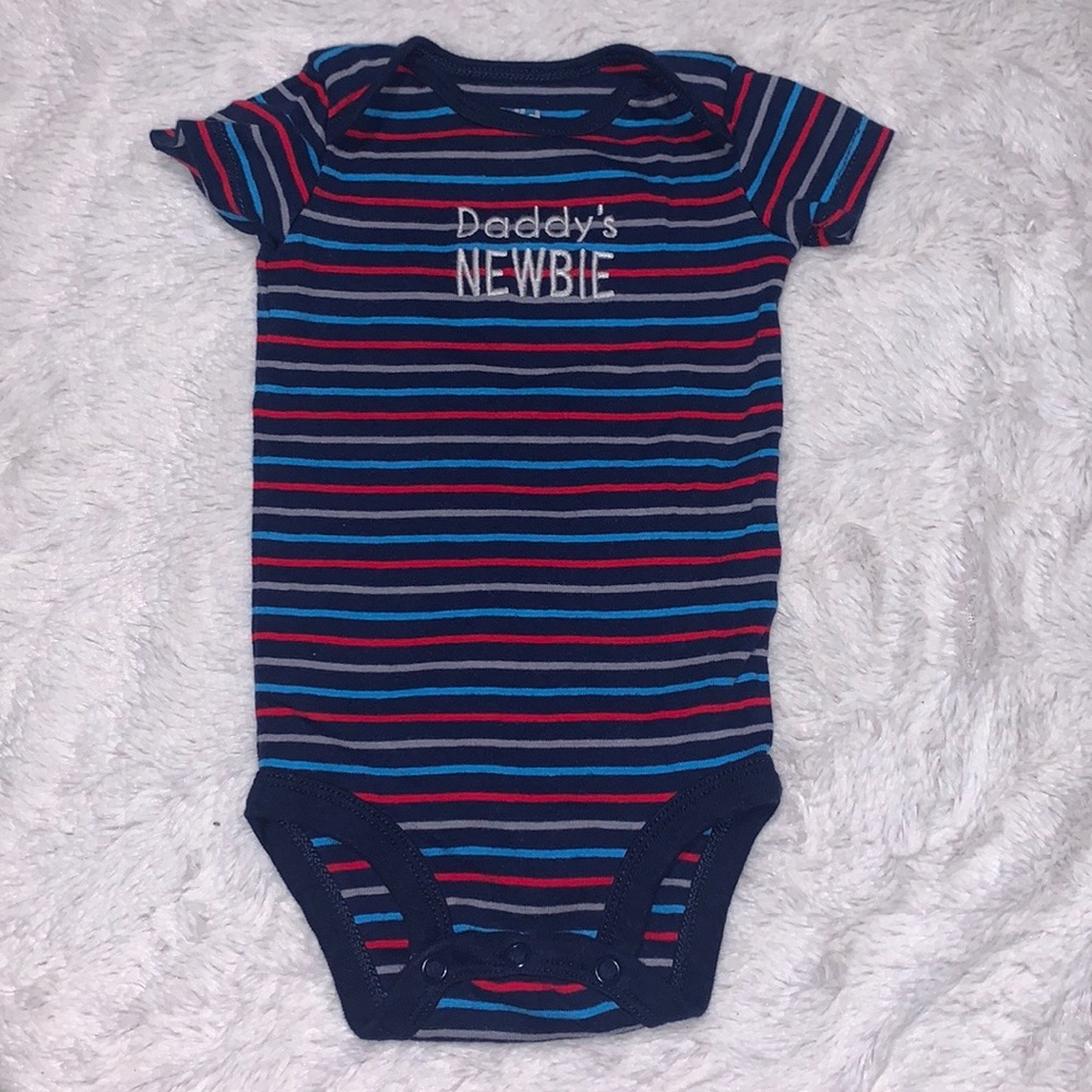(3 for $10) Carter’s 3-6 month 3-6 month daddy’s newbie bodysuit